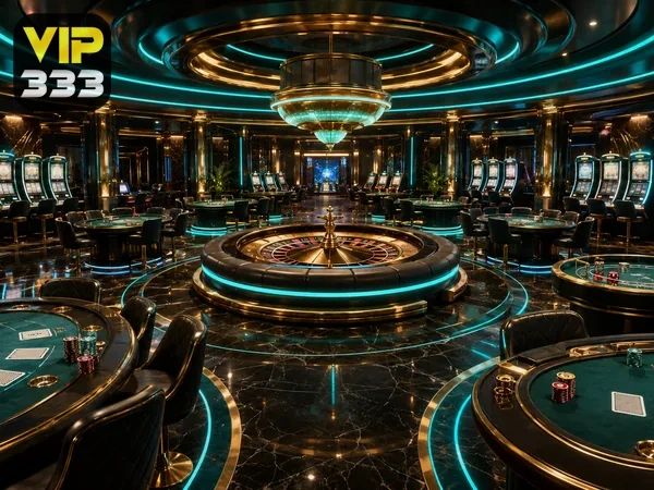Tampilan kategori Slots pada vip333